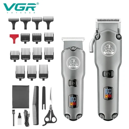 ست ماشین اصلاح دوقلو وی جی آر VGR V-675 نسخه AFA | خرید از دنیای پخش آرایشی